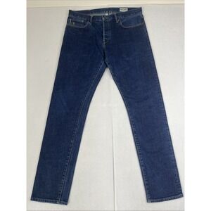 Todd Snyder Jeans Mens 34x34 Indigo Japanese Selvedge Denim Button Fly Stretch